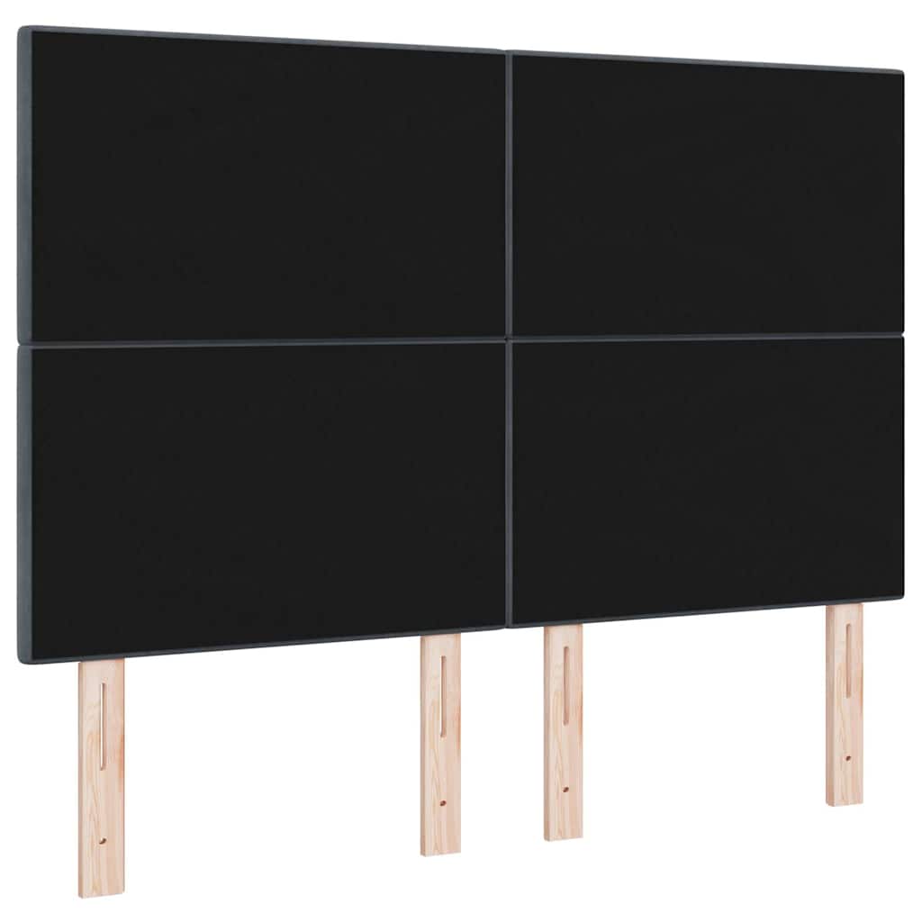 Κεφαλάρι Σκούρο Γκρι 144 cm Βελούδο - Pakobazaar