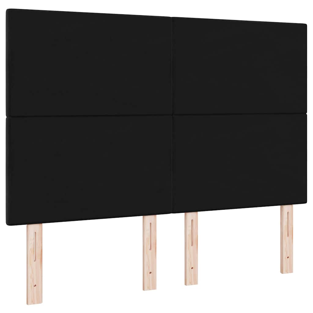 Κεφαλάρι Μαύρο 144 cm Βελούδο - Pakobazaar