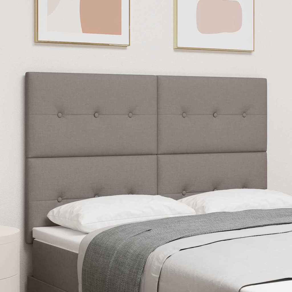 Ρυθμιζόμενη Κρεβατοκεφαλή με κεφαλάρι Taupe 160 cm ύφασμα - Pakobazaar