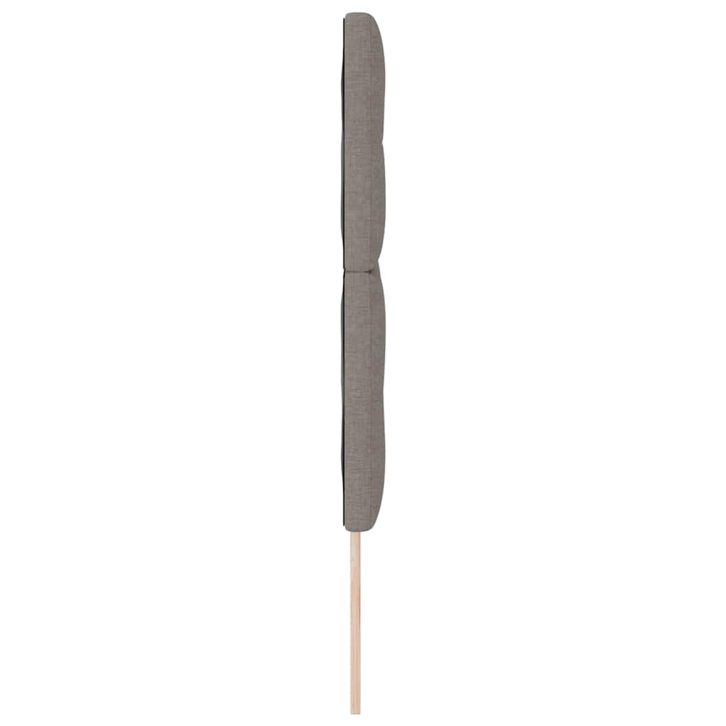 Ρυθμιζόμενη Κρεβατοκεφαλή με κεφαλάρι Taupe 160 cm ύφασμα - Pakobazaar