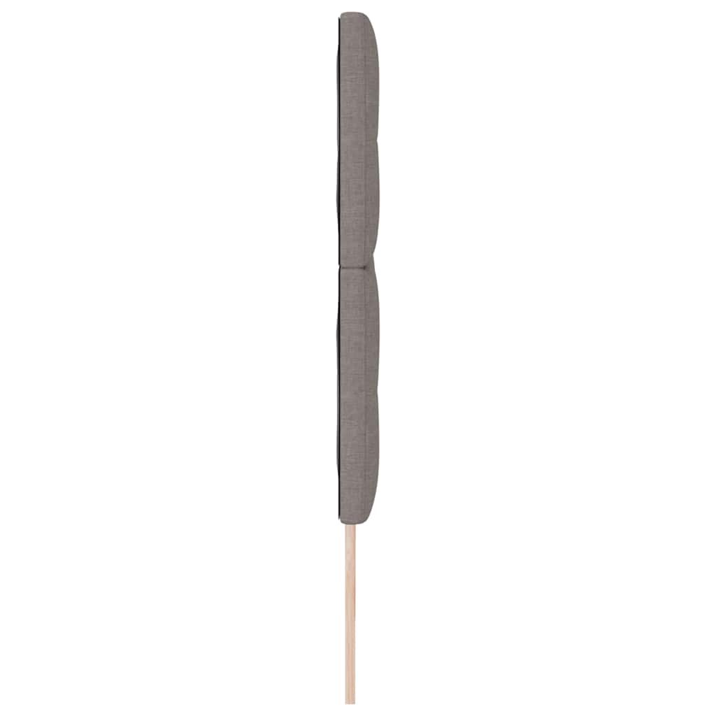 Ρυθμιζόμενη Κρεβατοκεφαλή με κεφαλάρι Taupe 180 cm ύφασμα - Pakobazaar