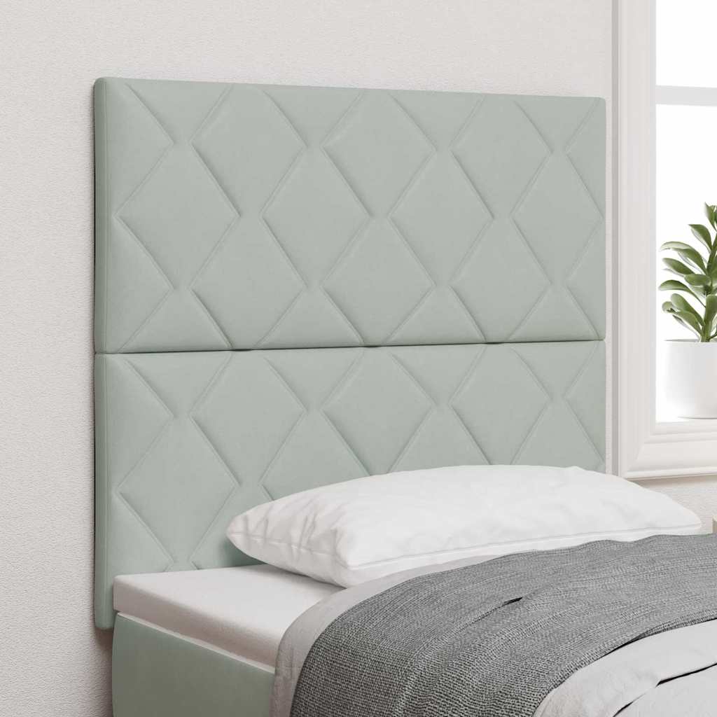 Κεφαλάρι Ανοιχτό γκρι 100 cm Βελούδο - Pakobazaar