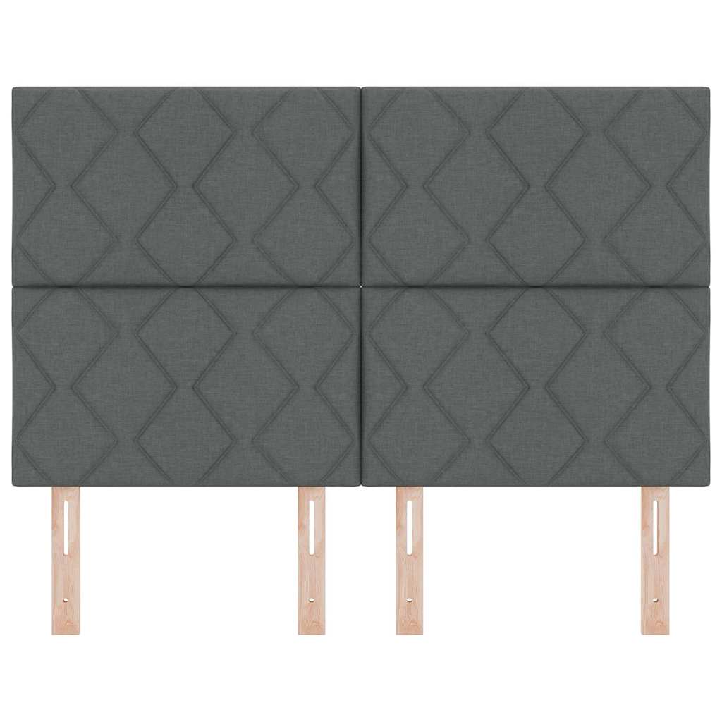 Κεφαλάρι Σκούρο Γκρι 144 cm ύφασμα - Pakobazaar