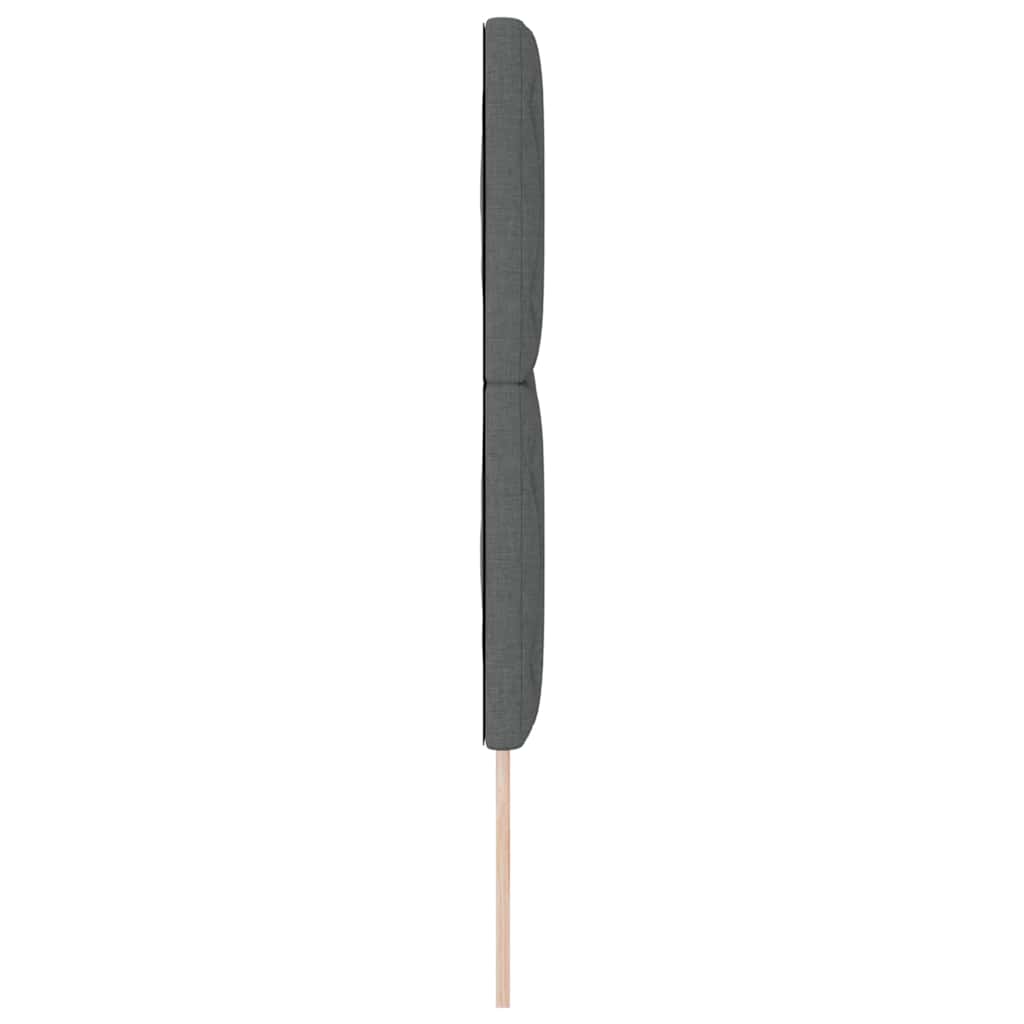Κεφαλάρι Σκούρο Γκρι 144 cm ύφασμα - Pakobazaar
