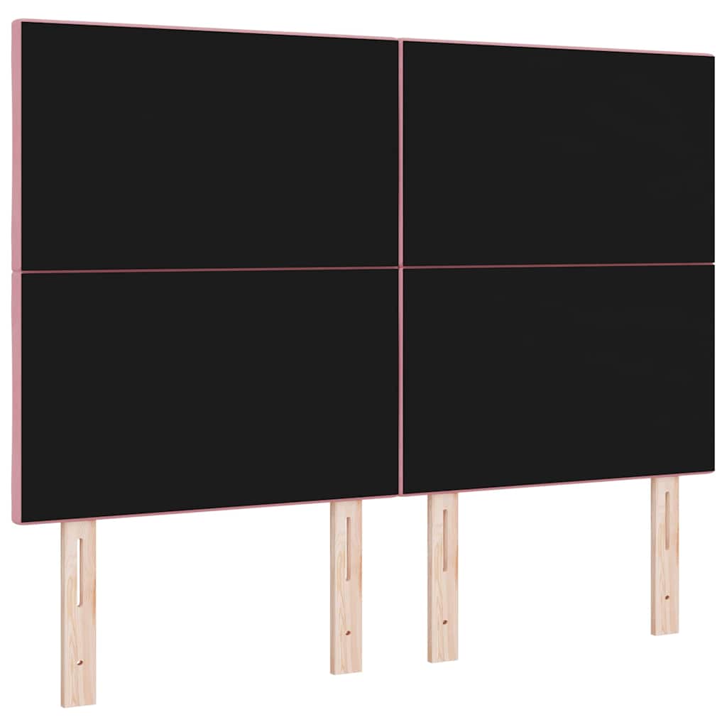 Κεφαλάρι Ροζ 144 cm Βελούδο - Pakobazaar