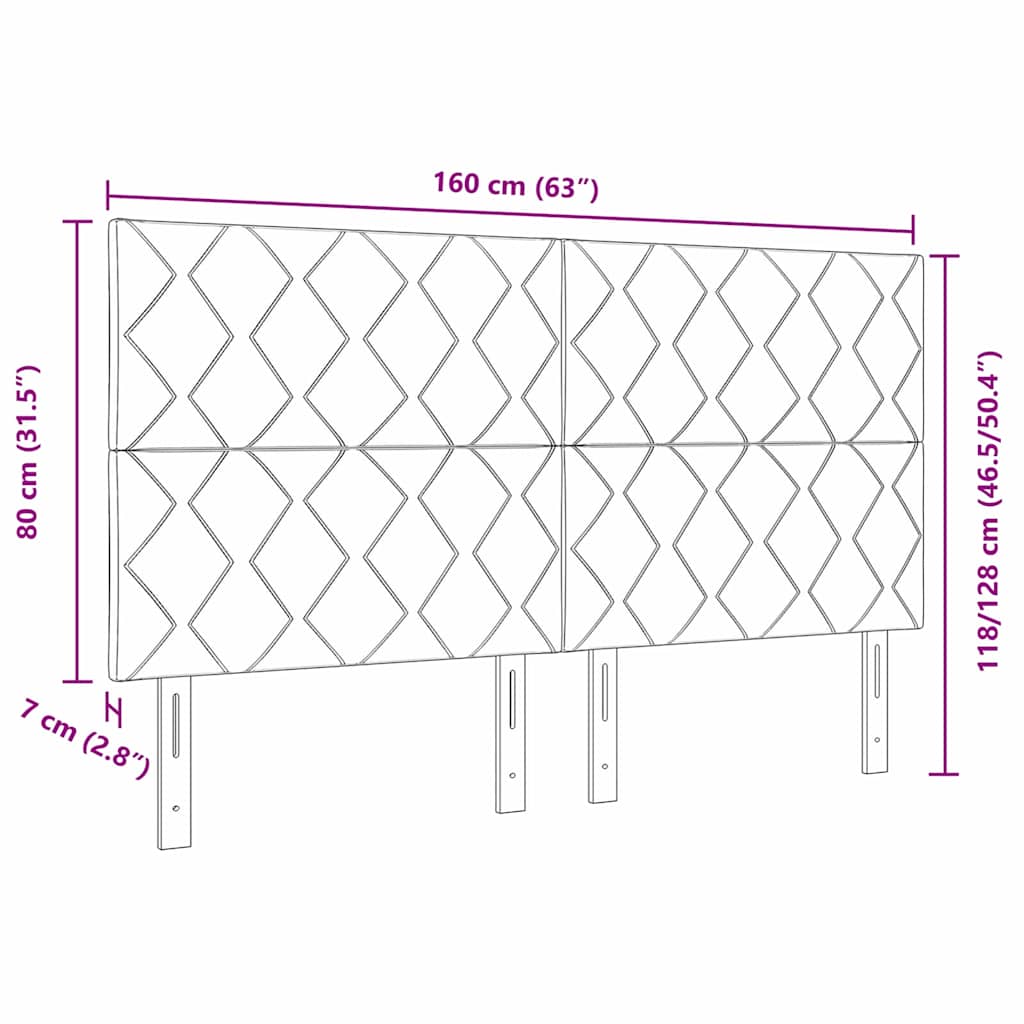 Κεφαλάρι Ανοιχτό γκρι 160 cm ύφασμα - Pakobazaar