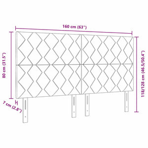 Κεφαλάρι Μαύρο 160 cm ύφασμα - Pakobazaar