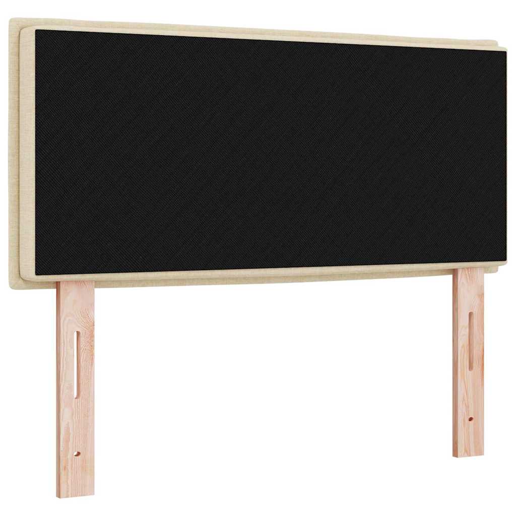 LED κεφαλάρι με φώτα λωρίδας LED Κρεμ 80 cm Πολυεστέρας - Pakobazaar