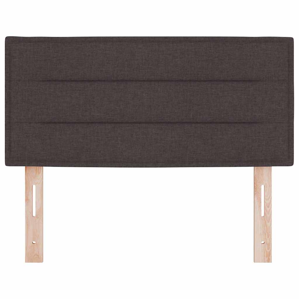 LED κεφαλάρι με LED ταινίες φωτός Σκούρο Καφέ 100 cm ύφασμα - Pakobazaar