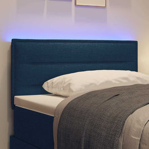 LED κεφαλάρι με LED ταινίες φωτός Μπλε 100 cm ύφασμα