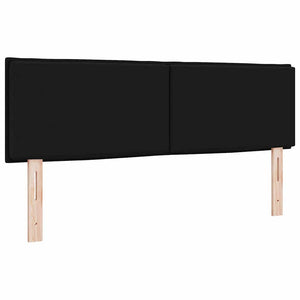 LED κεφαλάρι με φώτα λωρίδας LED Μαύρο 144 cm Πολυεστέρας - Pakobazaar