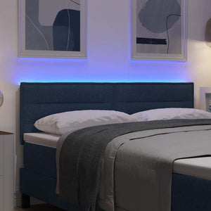 LED κεφαλάρι με φώτα λωρίδας LED Μπλε 144 cm Πολυεστέρας - Pakobazaar
