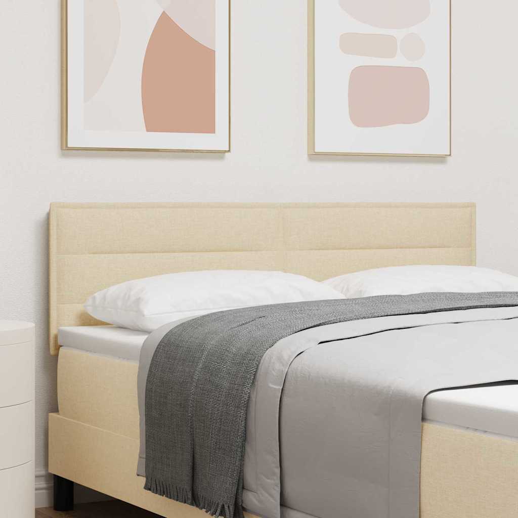 LED κεφαλάρι με LED ταινίες φωτός Κρεμ 160 cm ύφασμα - Pakobazaar