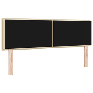 LED κεφαλάρι με LED ταινίες φωτός Κρεμ 160 cm ύφασμα - Pakobazaar