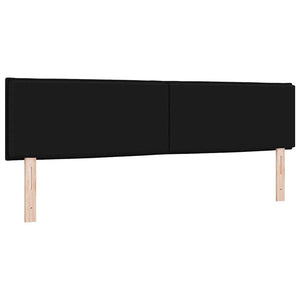 LED κεφαλάρι με φώτα λωρίδας LED Μαύρο 180 cm Πολυεστέρας - Pakobazaar
