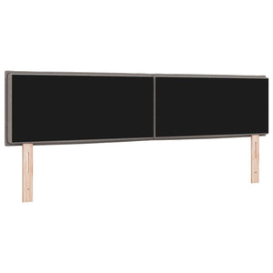 LED κεφαλάρι με LED ταινίες φωτός Taupe 180 cm ύφασμα - Pakobazaar