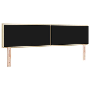LED κεφαλάρι με LED ταινίες φωτός Κρεμ 180 cm ύφασμα - Pakobazaar