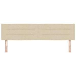 LED κεφαλάρι με LED ταινίες φωτός Κρεμ 180 cm ύφασμα - Pakobazaar
