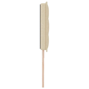 LED κεφαλάρι με LED ταινίες φωτός Κρεμ 180 cm ύφασμα - Pakobazaar