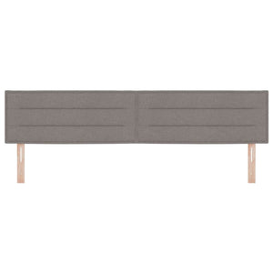 LED κεφαλάρι με φώτα λωρίδας LED Taupe 200 cm Πολυεστέρας - Pakobazaar