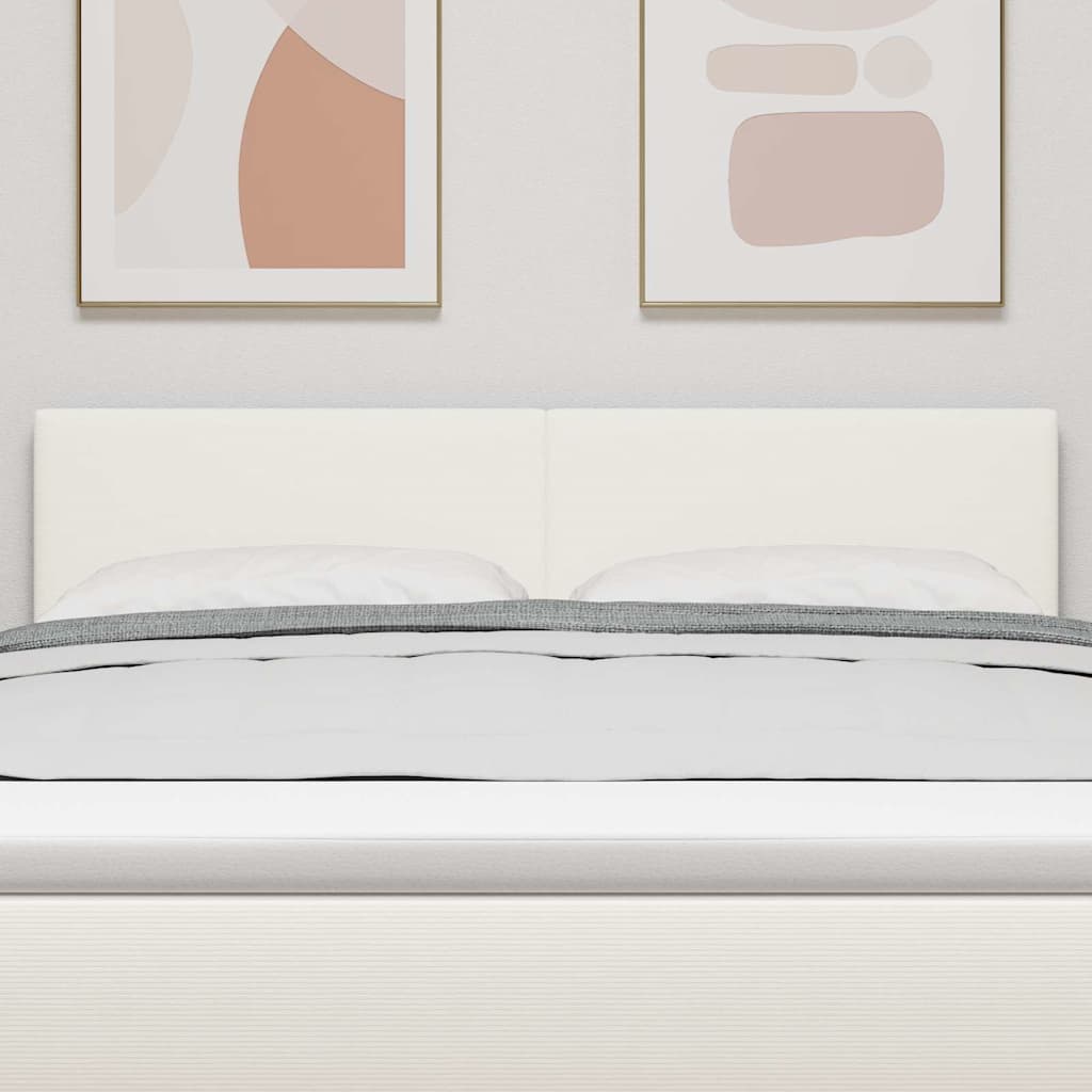 LED κεφαλάρι με φώτα λωρίδας LED Κρεμ 160 cm Πολυεστέρας - Pakobazaar