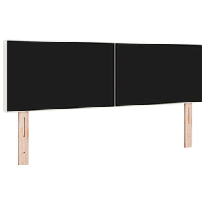 LED κεφαλάρι με κεφαλάρι Κρεμ 160 cm Υφασμάτινο Κορντουρά - Pakobazaar