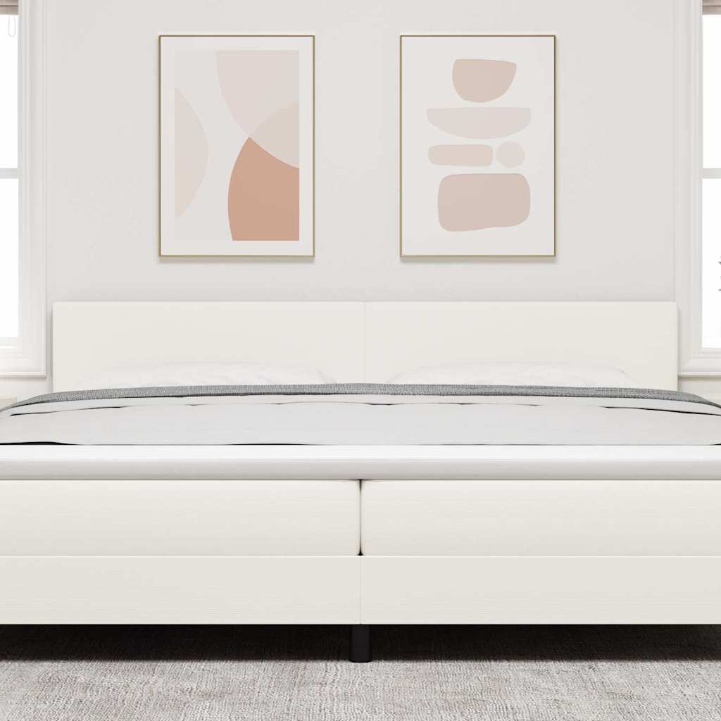 LED κεφαλάρι με φώτα λωρίδας LED Κρεμ 200 cm Πολυεστέρας - Pakobazaar