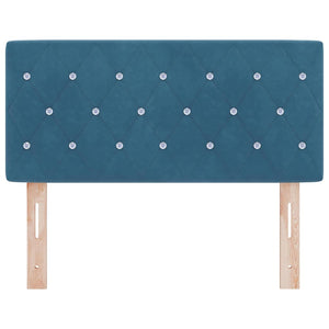LED κεφαλάρι με LED ταινίες φωτός Σκούρο Μπλε 100 cm Βελούδο