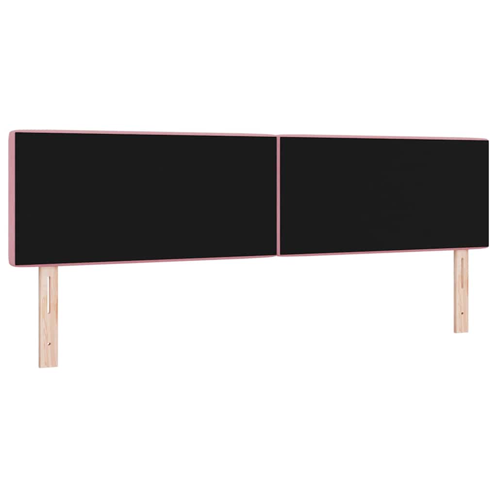 LED κεφαλάρι με LED ταινίες φωτός Ροζ 180 cm Βελούδο - Pakobazaar