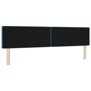 LED κεφαλάρι με LED ταινίες φωτός Σκούρο Μπλε 200 cm Βελούδο - Pakobazaar