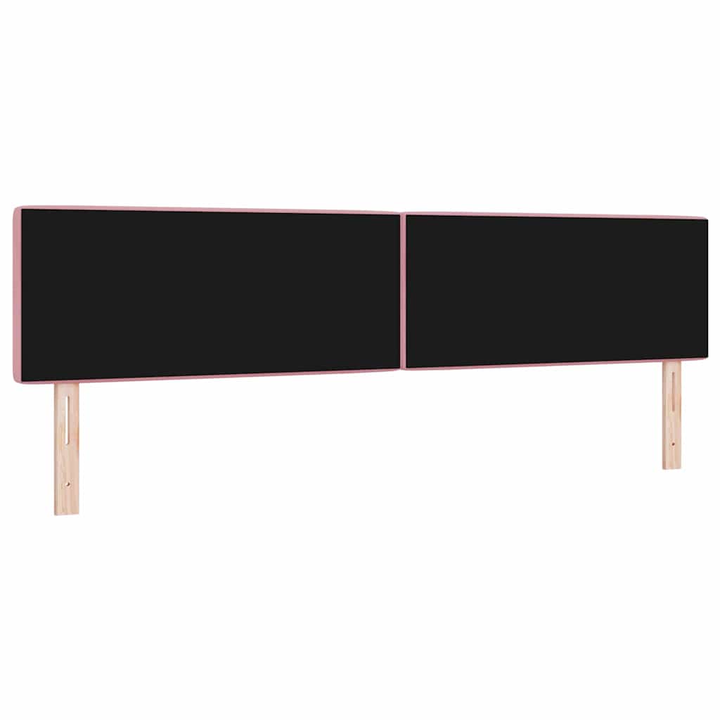 LED κεφαλάρι με LED ταινίες φωτός Ροζ 200 cm Βελούδο
