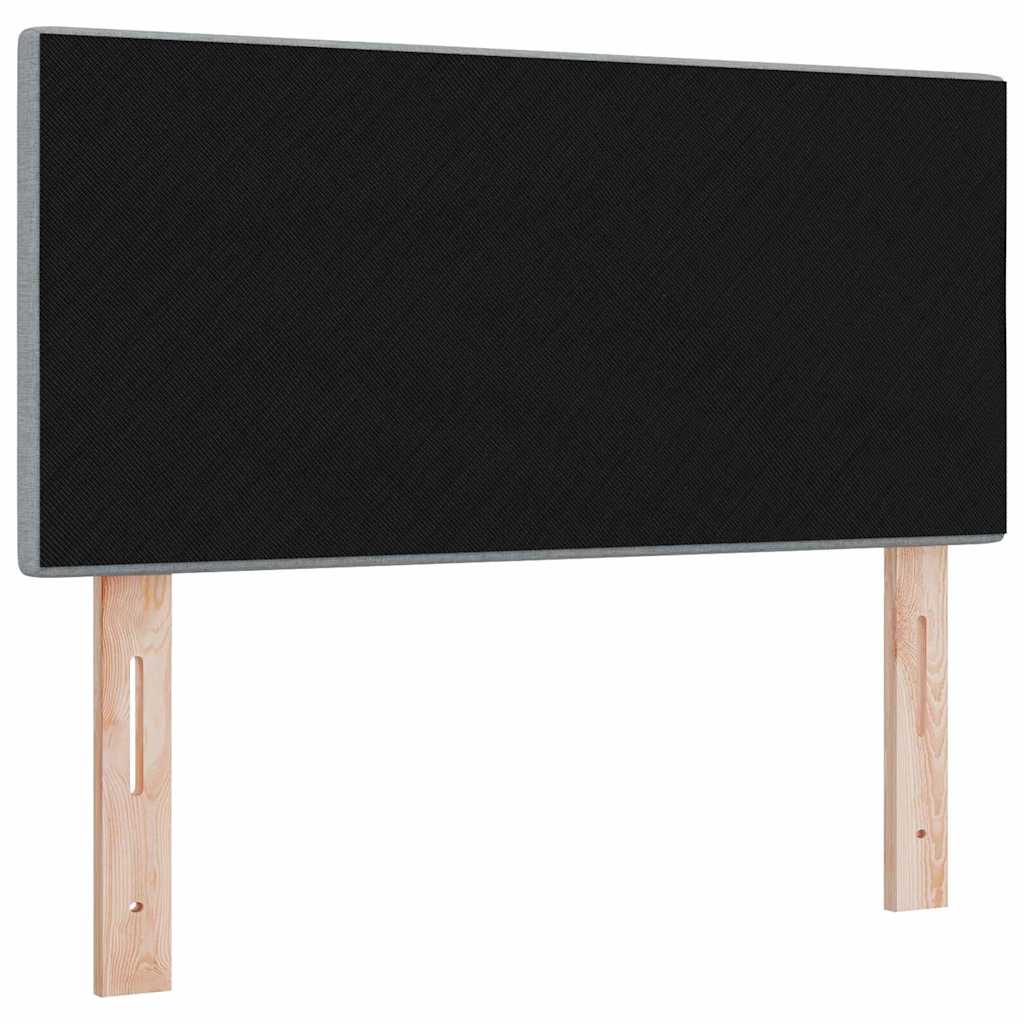 LED κεφαλάρι με LED ταινίες φωτός Ανοιχτό γκρι 80 cm ύφασμα - Pakobazaar