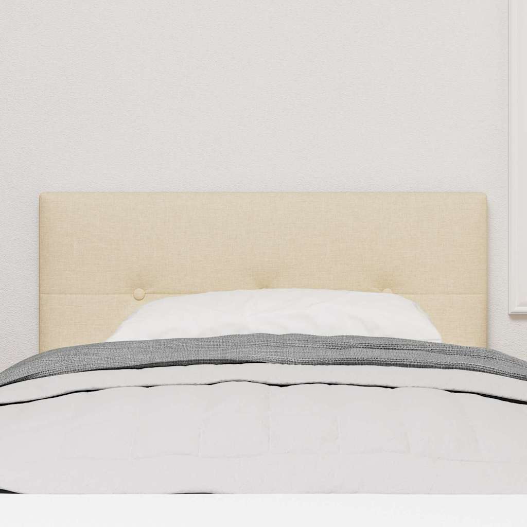 LED κεφαλάρι με φώτα λωρίδας LED Κρεμ 90 cm Πολυεστέρας - Pakobazaar