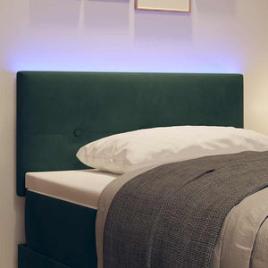 LED κεφαλάρι με LED ταινίες φωτός Πράσινο 100 cm Βελούδο - Pakobazaar