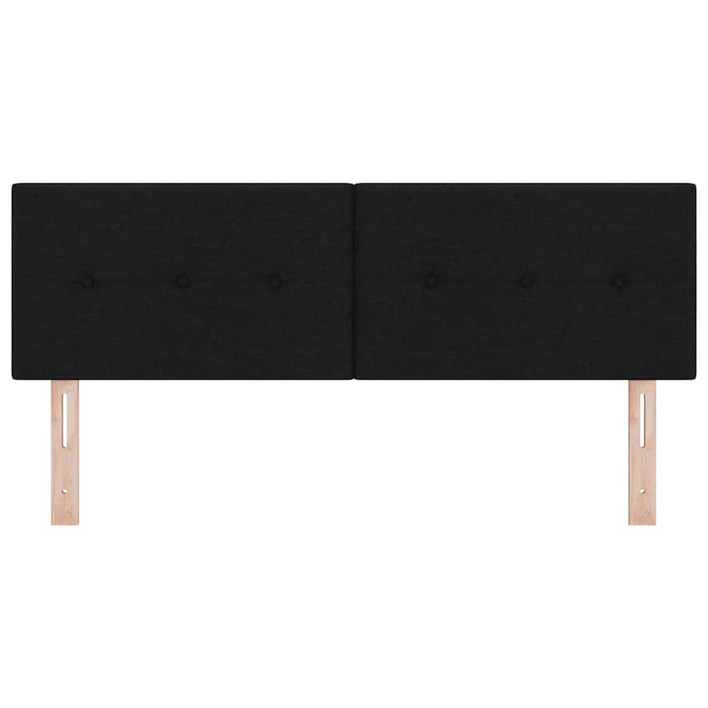 LED κεφαλάρι με φώτα λωρίδας LED Μαύρο 144 cm Πολυεστέρας - Pakobazaar