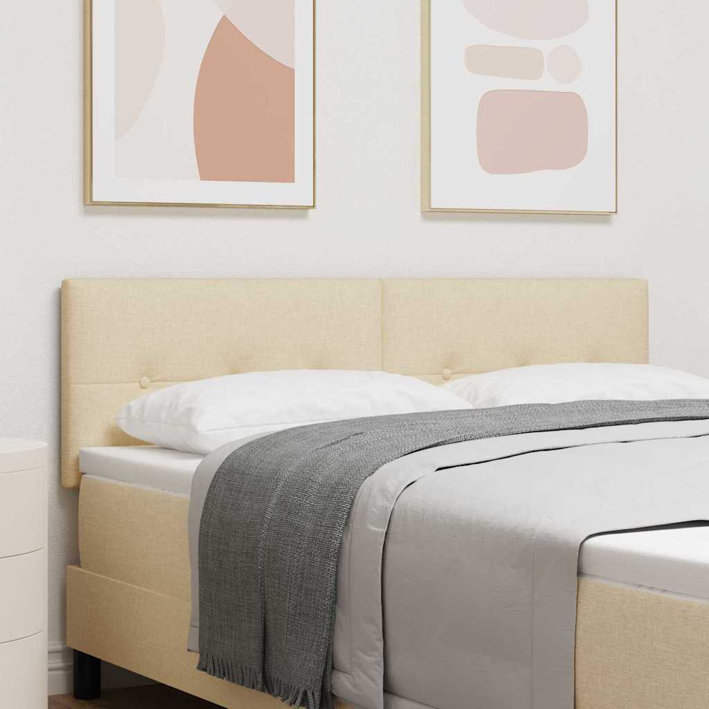 LED κεφαλάρι με φώτα λωρίδας LED Κρεμ 160 cm Πολυεστέρας - Pakobazaar