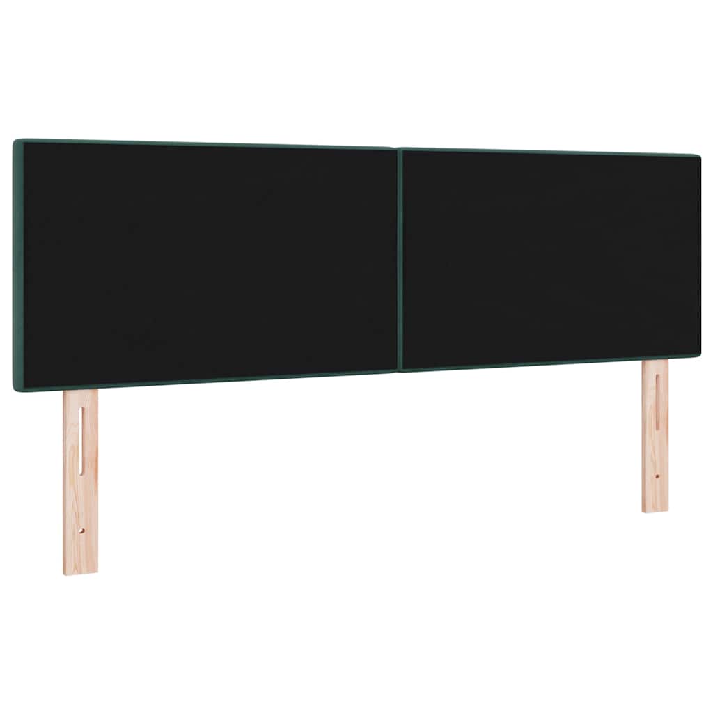 LED κεφαλάρι με LED ταινίες φωτός Πράσινο 160 cm Βελούδο - Pakobazaar