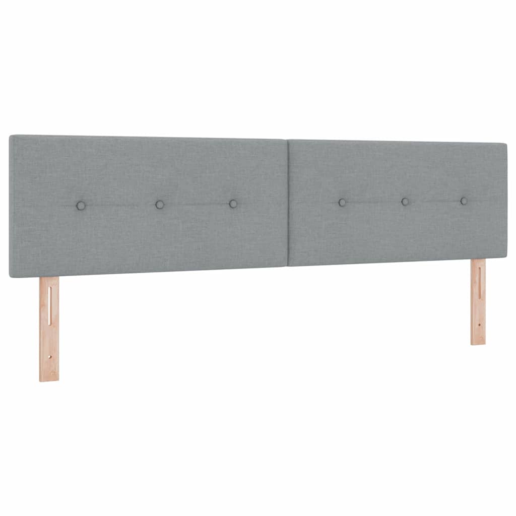 LED κεφαλάρι με κεφαλάρι Ανοιχτό γκρι 180 cm Πολυεστέρας - Pakobazaar
