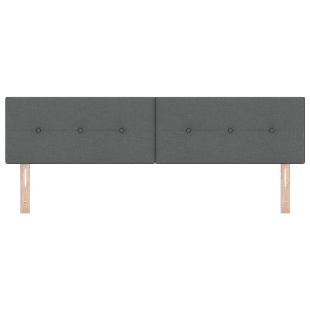 LED κεφαλάρι με LED ταινίες φωτός Σκούρο Γκρι 180 cm ύφασμα
