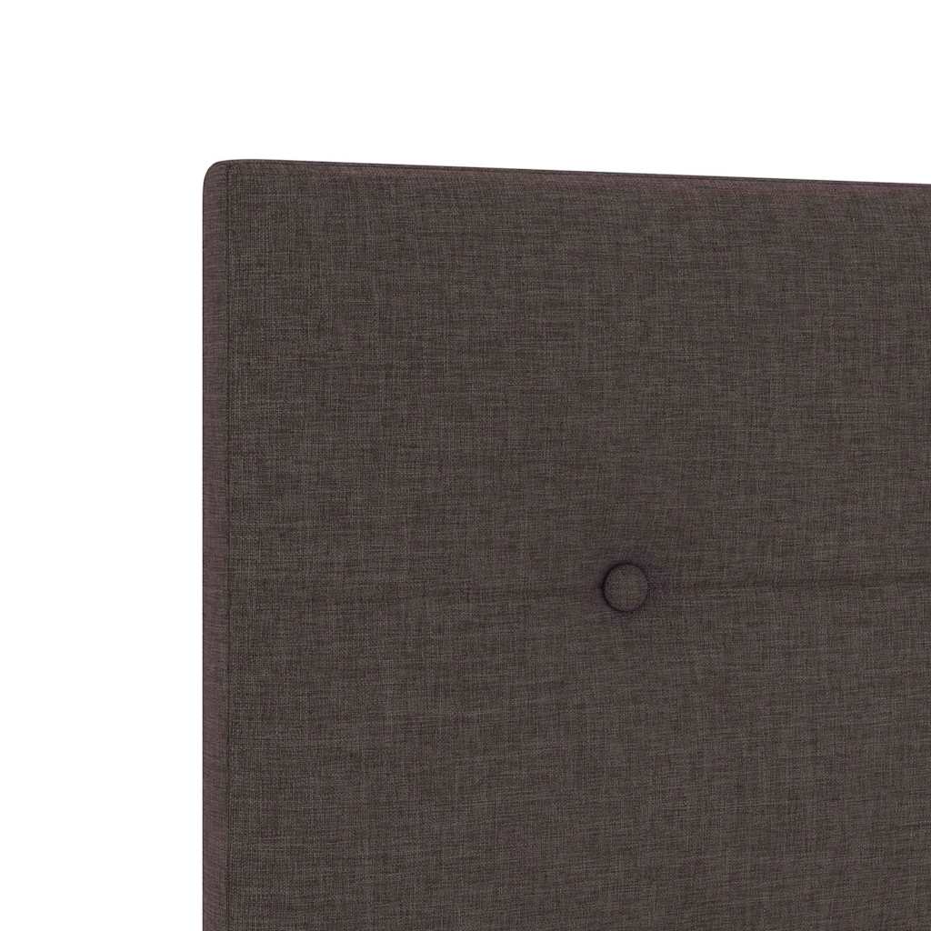 LED κεφαλάρι με LED ταινίες φωτός Σκούρο Καφέ 180 cm ύφασμα