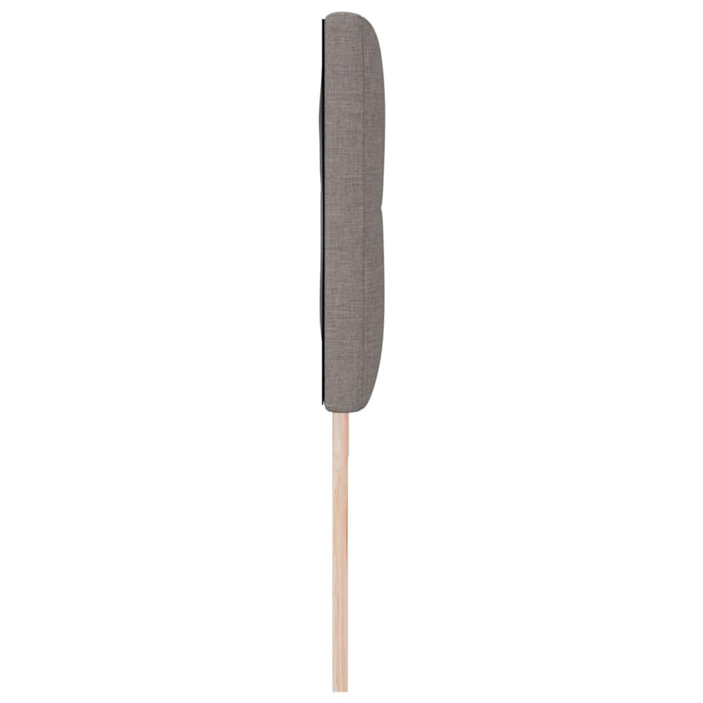 LED κεφαλάρι με φώτα λωρίδας LED Taupe 180 cm Πολυεστέρας - Pakobazaar