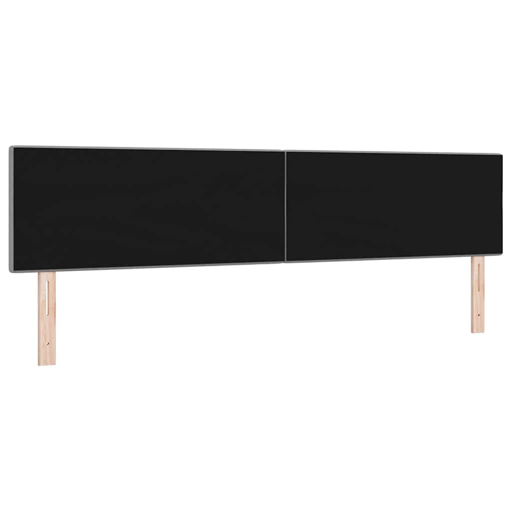 LED κεφαλάρι με LED ταινίες φωτός Ανοιχτό γκρι 200 cm ύφασμα