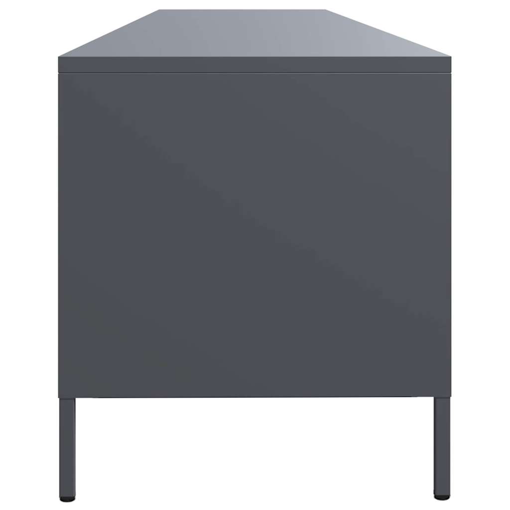 Έπιπλο Τηλεόρασης Ανθρακί 202x39x43,5 εκ. Ατσάλι Ψυχρής Έλασης