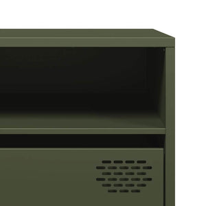 Έπιπλο Τηλεόρασης Λαδί 202x39x43,5 εκ. Ατσάλι Ψυχρής Έλασης - Pakobazaar