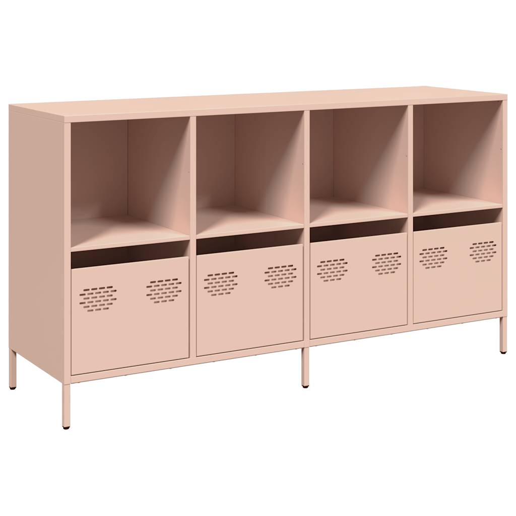 Ντουλάπι Ροζ 135x39x73,5 εκ. από Χάλυβα Ψυχρής Έλασης