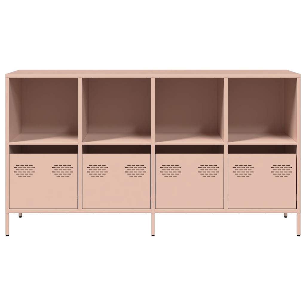 Ντουλάπι Ροζ 135x39x73,5 εκ. από Χάλυβα Ψυχρής Έλασης