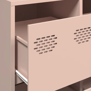 Ντουλάπι Ροζ 135x39x103,5 εκ. από Χάλυβα Ψυχρής Έλασης