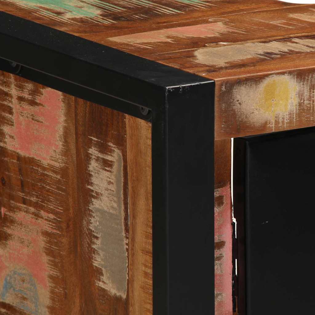 Σετ Επίπλων Μπάνιου με συρτάρι 2 pcs Στερεό Ανακτηθέν Ξύλο