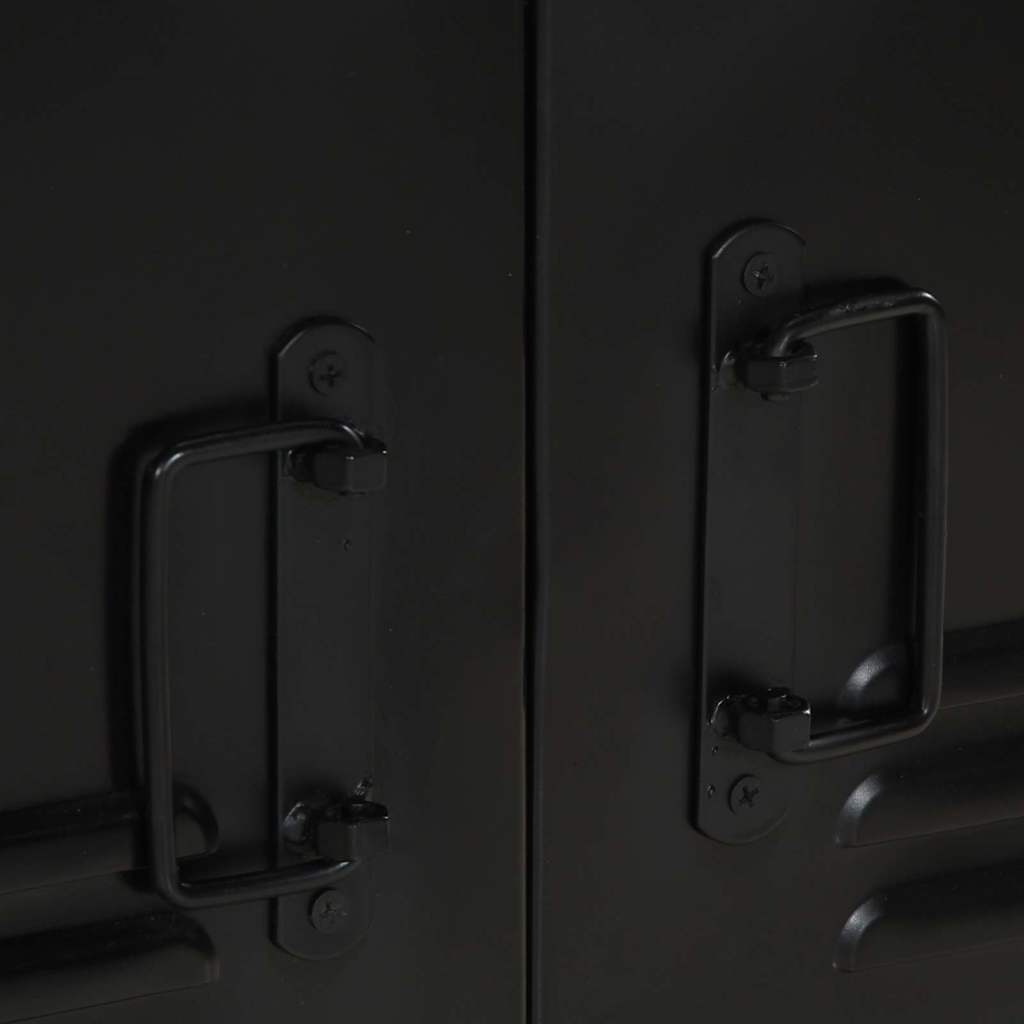 Σετ Επίπλων Μπάνιου 3 pcs Καφέ και Μαύρο Στερεό ξύλο μάνγκο