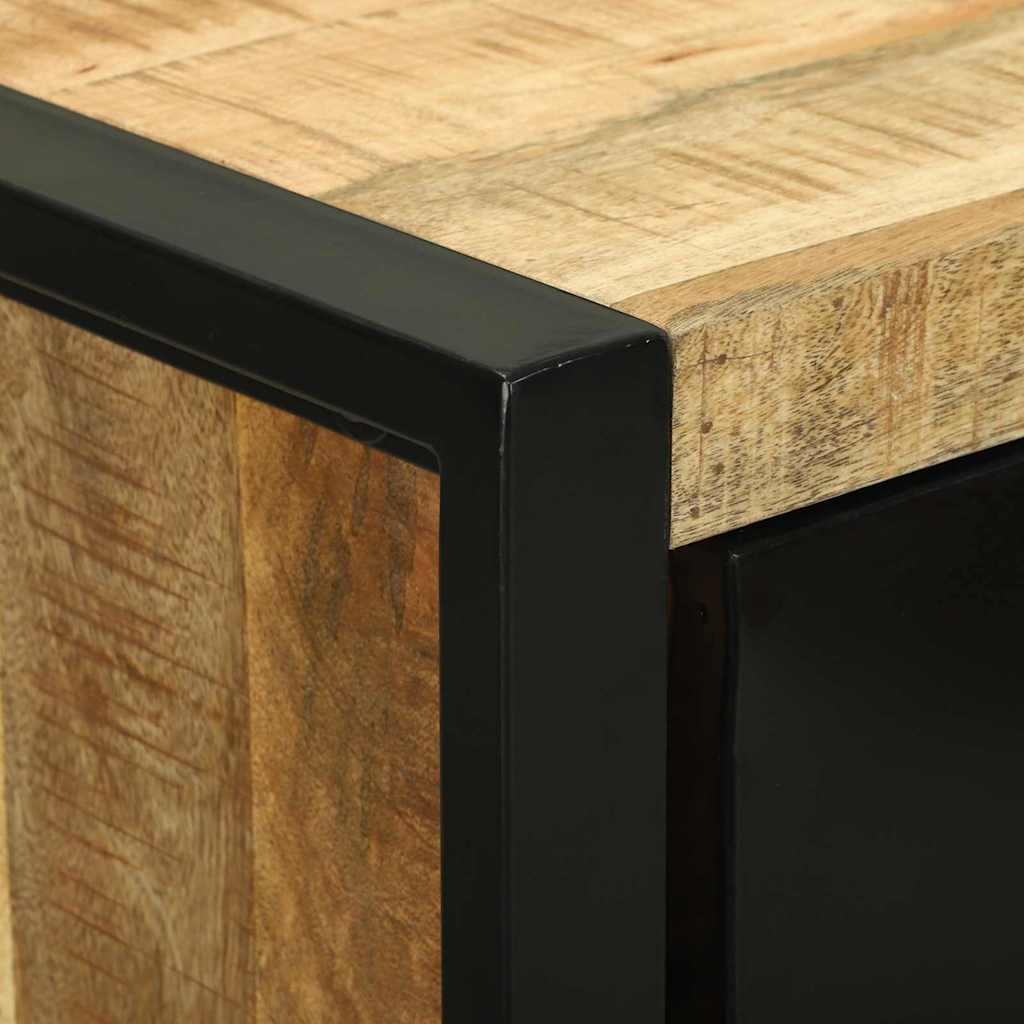 Σετ Επίπλων Μπάνιου 4 τμχ. Καφέ και Μαύρο 40 x 35 x 90 εκ. - Pakobazaar